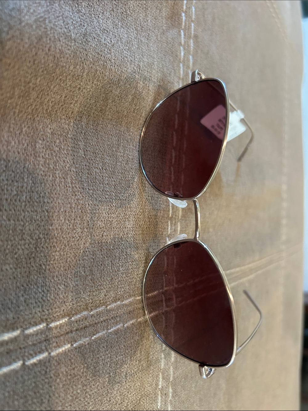 DKNY Sunglasses Taupe with Cat’s Eye Lenses